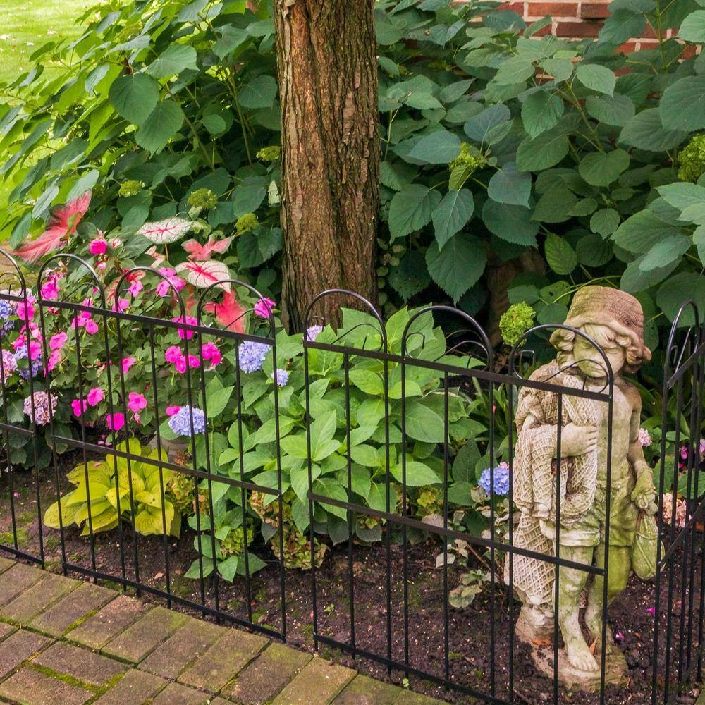 Gilbert & Bennett Yorkshire 39 in. Steel Garden Fence - Image 6