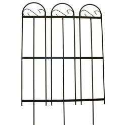 Gilbert & Bennett Yorkshire 39 in. Steel Garden Fence