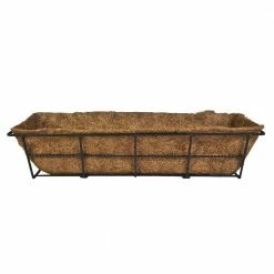 Gilbert & Bennett Canterbury 24 in. Steel Deck Rail Planter