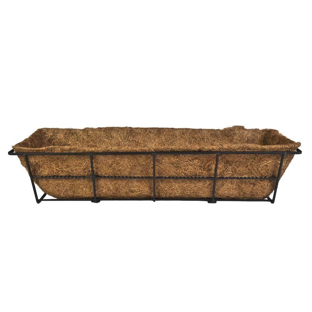 Gilbert & Bennett Canterbury 24 in. Steel Deck Rail Planter