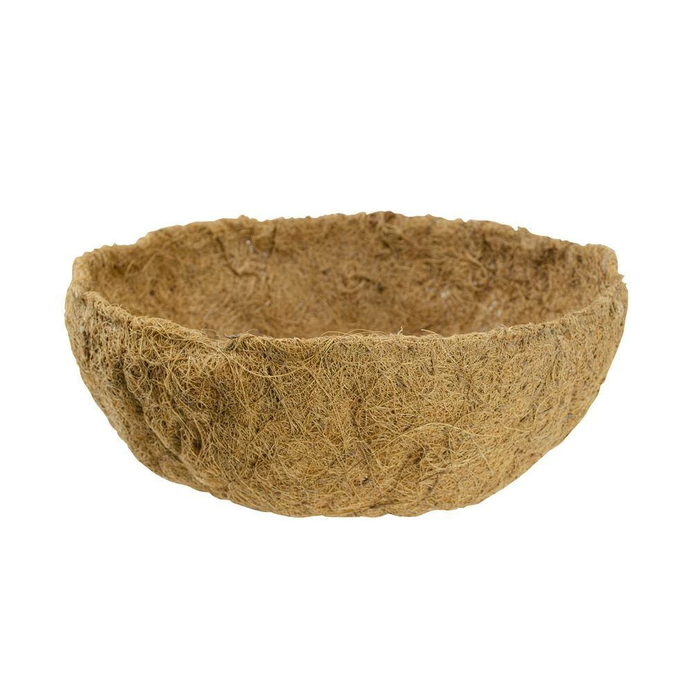 Gilbert & Bennett 14 in. Painted Steel Filigree Hanging Basket with Coco Liner - Image 6