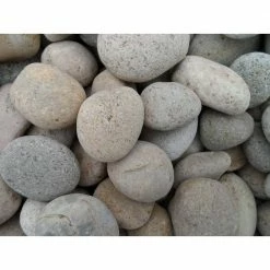 Butler Arts 0.50 cu. ft. 40 lbs. 1 in. to 3 in. Medium Buff Mexican Beach Pebble Bag (20-Bag Pallet)