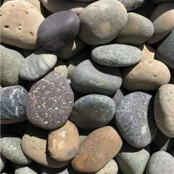 Butler Arts 1 in. to 3 in. Medium Mixed Mexican Beach Pebble (500 lbs. Mini Sack)
