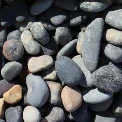Butler Arts 0.50 cu. ft. 40 lbs. 1/4 in. to 1/2 in. Mixed Mexican Beach Pebble (20-Bag Pallet)