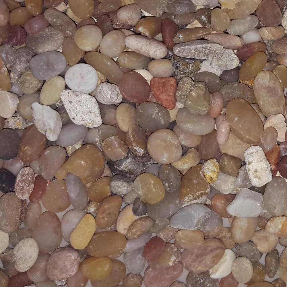 Butler Arts 1/2 in. Jelly Bean Decorative Landscaping Pebble (500 lb. Mini Sack)