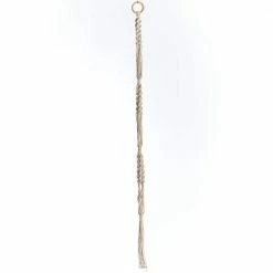 Primitive Planters 56 in. Woven Cotton Mini Triple Plant Hanger