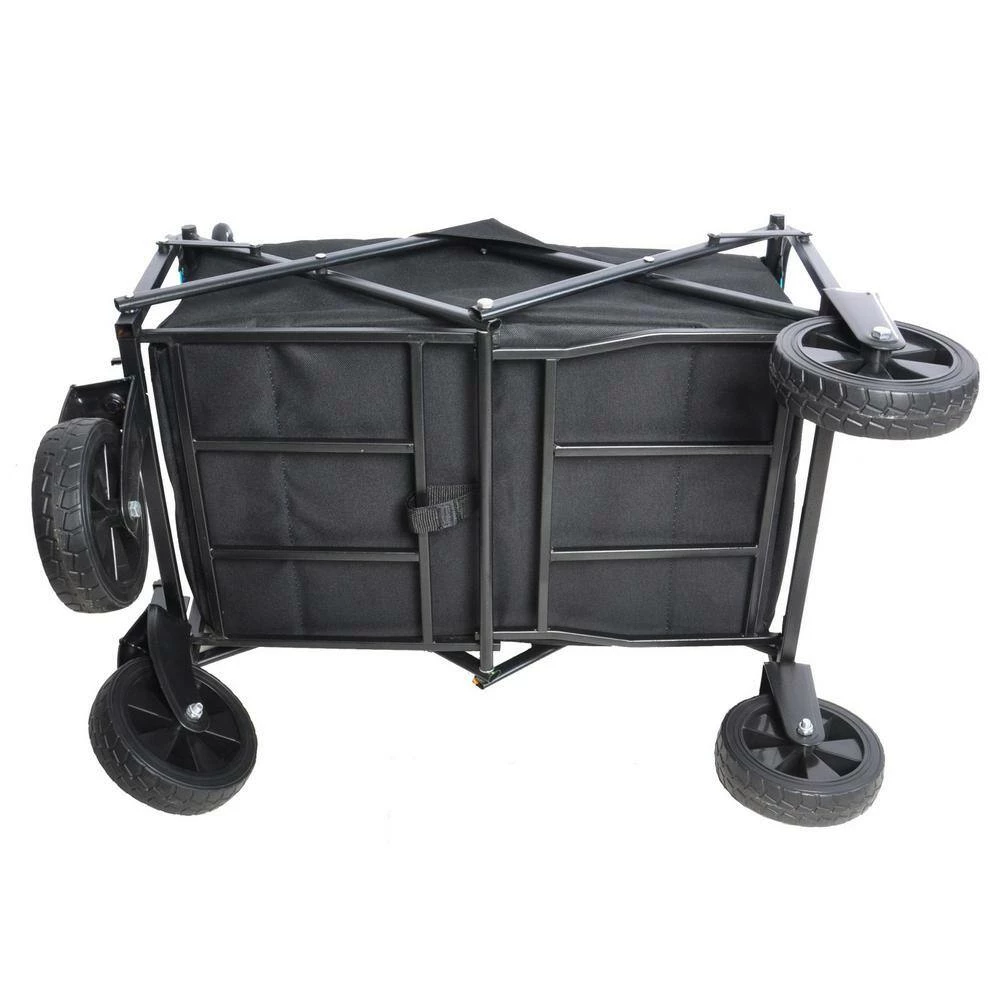 Maocao hoom 4 cu. ft. Steel Folding Garden Cart - Image 3