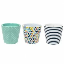 PATIO ESSENTIALS 6 oz. Citronella GEO Candle (3-Pack)