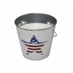 PATIO ESSENTIALS 18 oz. Citronella Candle White Flag Bucket (3-Pack)