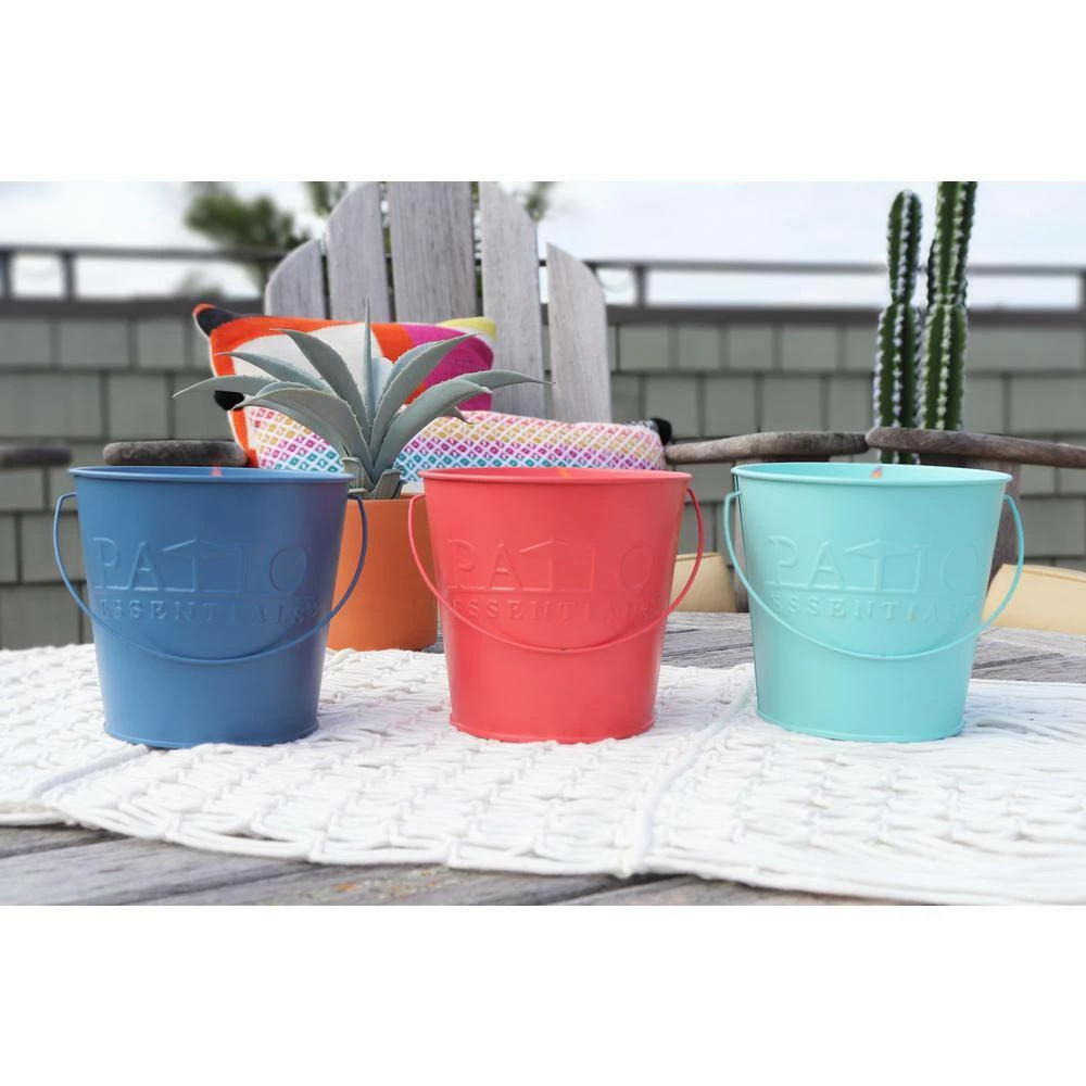PATIO ESSENTIALS 17 oz. Citronella Painted Bucket - Image 2