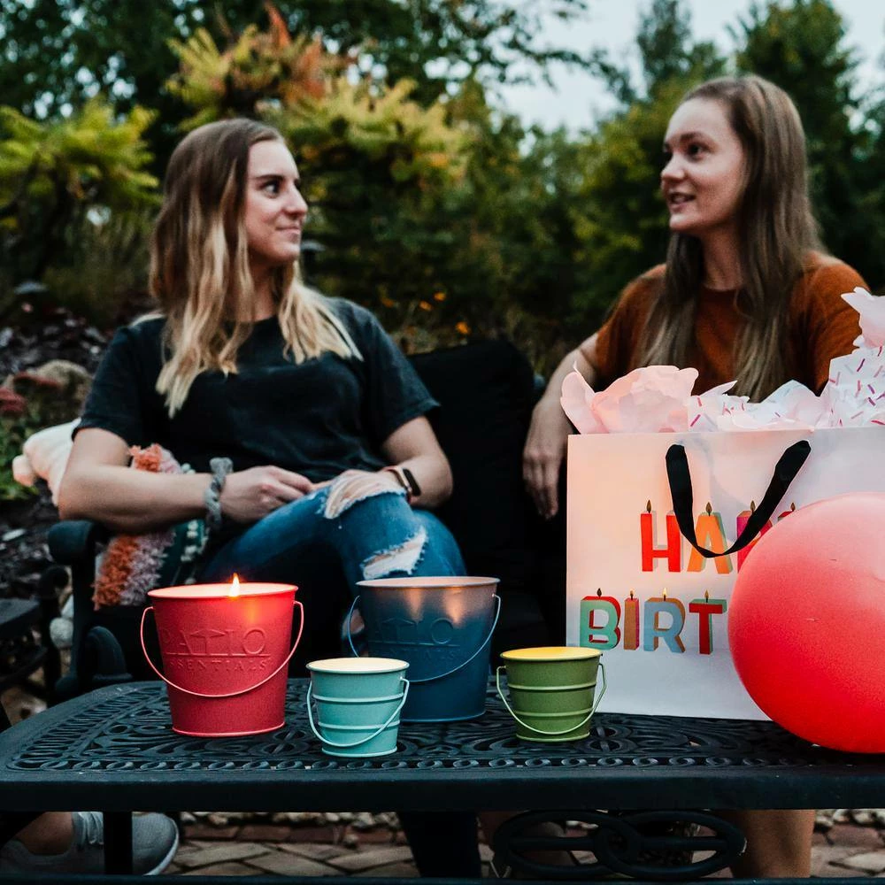 PATIO ESSENTIALS 17 oz. Citronella Painted Bucket - Image 6