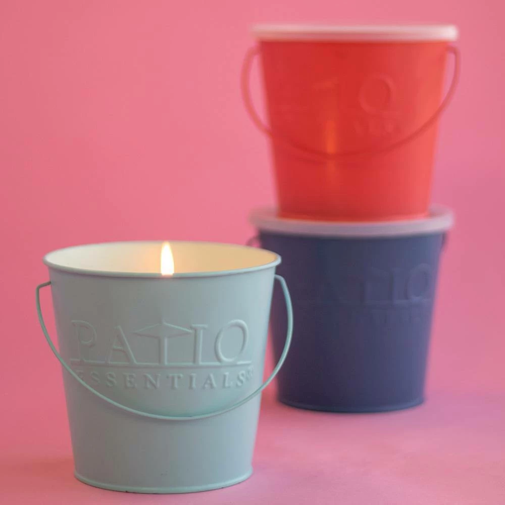 PATIO ESSENTIALS 17 oz. Citronella Painted Bucket - Image 4