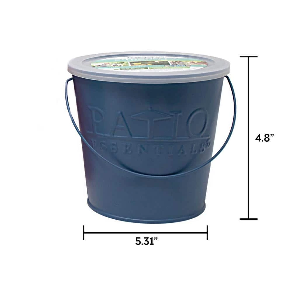 PATIO ESSENTIALS 17 oz. Citronella Painted Bucket - Image 3