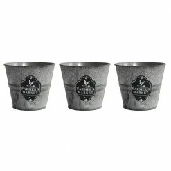 PATIO ESSENTIALS 8 oz. Farmer's Market Citronella Bucket Candle (3-Pack)