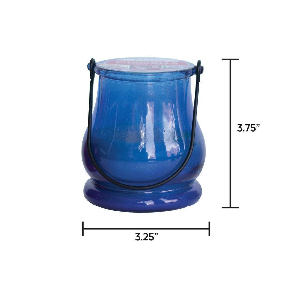 PATIO ESSENTIALS 5 oz. Patriotic Glass Lantern Set (3-Pack) - Image 2