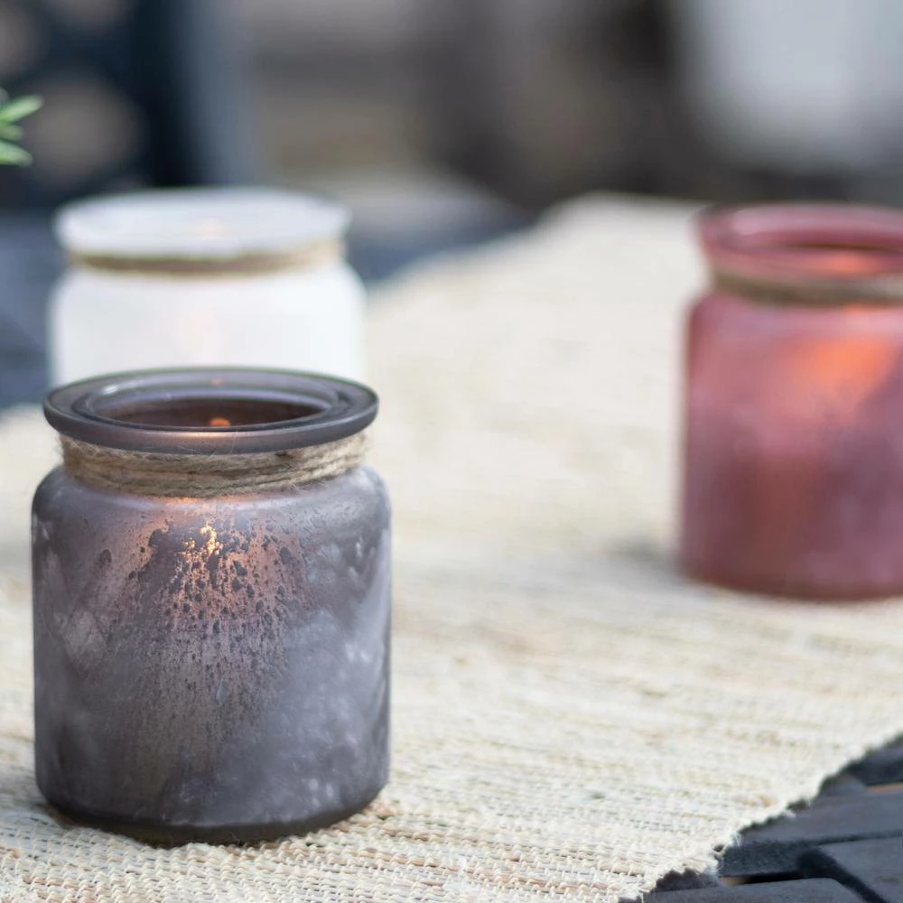 PATIO ESSENTIALS 5 oz. Glass Citronella Sea Salt Candle and Rope Accent (3-Pack) - Image 5