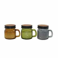 PATIO ESSENTIALS 5 oz. Citronella Mini Glass Mason Jar Candle