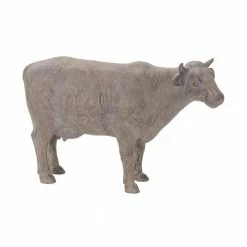 Seasonal Abode Inc Glory Cream Resin Standing Cow