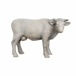 Seasonal Abode Inc Tallulah Gray Mgo Gray Cow