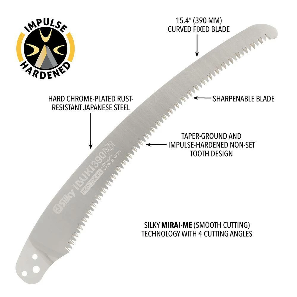 Silky IBUKI 15 in. Hand Saw Replacement Blade - Image 2