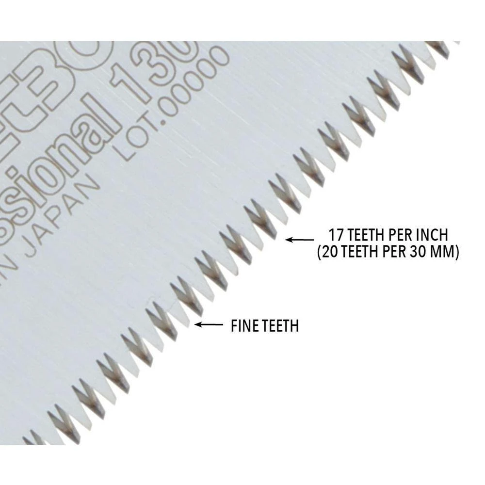 Silky POCKETBOY 5 in. Fine Teeth Folding Saw Replacement Blade - Image 2