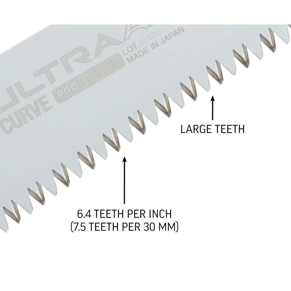 Silky Ultra Accel 9.5 in. Curved Folding Saw Replacement Blade - Image 4