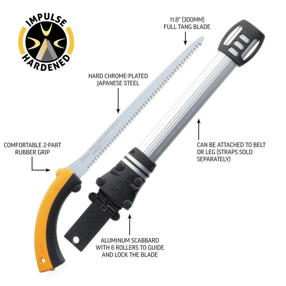 Silky TSURUGI 12 in. Medium Teeth Tree Saw - Image 2