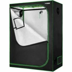 VIVOSUN 2 ft. x 4 ft. Mylar Hydroponic Grow Tent with Observation Window and Floor Tray