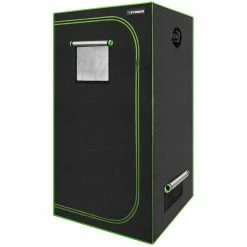 VIVOSUN 2 ft. x 2 ft. Hydroponic Mylar Grow Tent with Observation Window and Floor Tray