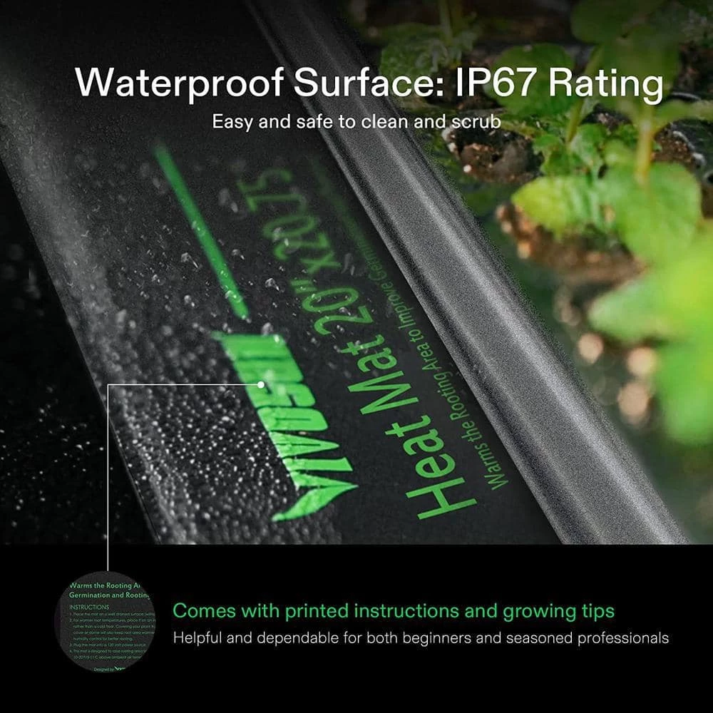 VIVOSUN 20 in. x 20.75 in. Durable Waterproof Seedling Heat Mat - Image 4