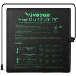VIVOSUN 20 in. x 20.75 in. Durable Waterproof Seedling Heat Mat