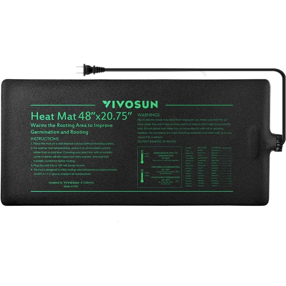 VIVOSUN 48 in. x 20.75 in. Durable Waterproof Seedling Heat Mat