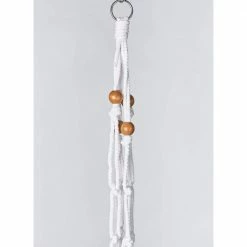 Primitive Planters 30 in. Beaded Cotton Plant Hanger